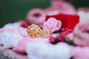 Parure d'or en écrin