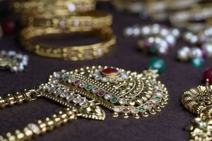 Parure d'or en écrin