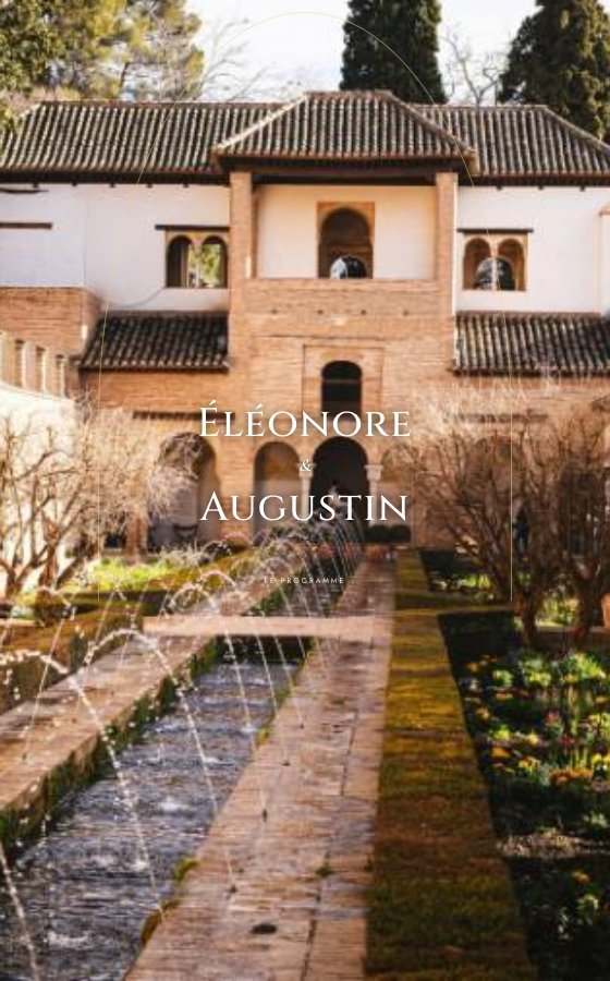 电子婚礼请柬 La Guirlande De Laurier，Jardin Impérial 系列